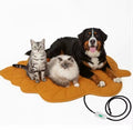 Pet Heating Mat New Leaf-Shaped Winter Pad for Cats Dogs